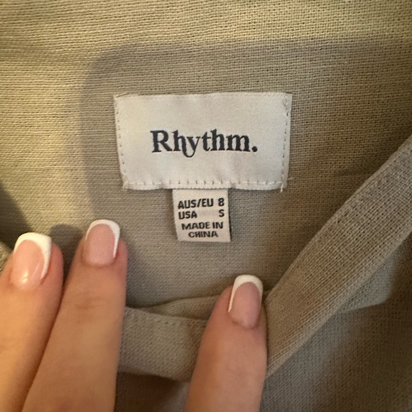 Verona Sage Green Drawstring Wide-Leg Jumpsuit - Picture 5 of 5